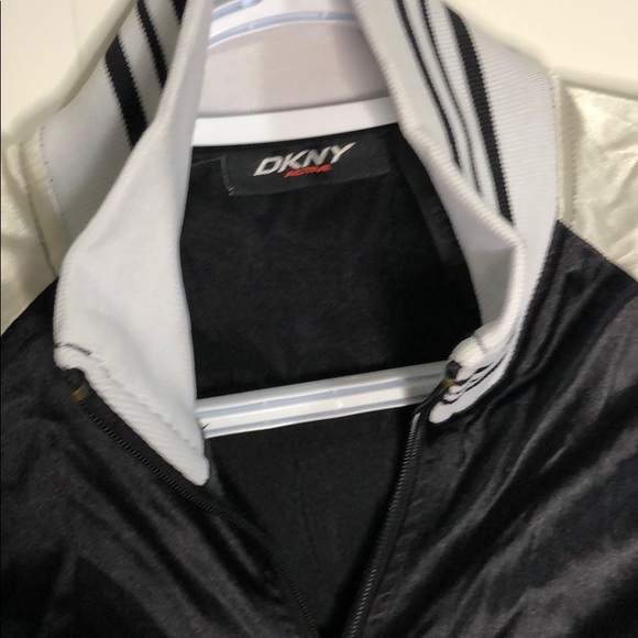 DKNY active jacket in black and white silky smooth - Picture 3 of 7